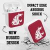 Affinity Bands Washington State Cougars HDX Custom Name Case Cover Compatible with Apple AirPods Gen 1 & 2 (Classic) view 3