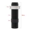 Microscope Kit Continuous Zoom High Coverage Distance C-Mount Lens 1X - 120X 15:1 for CCD CMOS Industry Industrial Video Microscope Camera Lens Microscope Lens Adapters (Color : 40mm) view 2