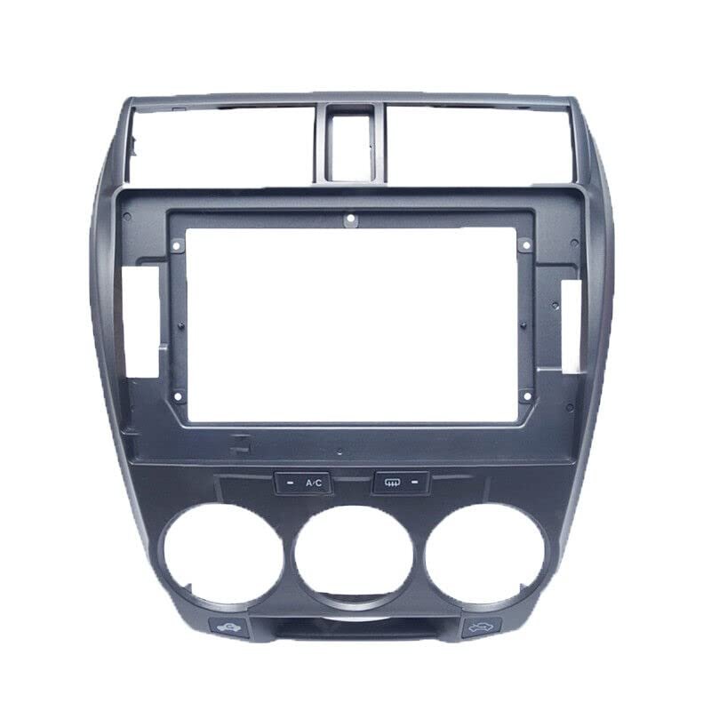 10.1 inch Car Radio Fascia Panel for Honda City Manual AC 2008-2011 Frame