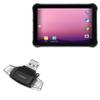 BoxWave Smart Gadget Compatible with Emdoor EM-Q22M - AllReader SD Card Reader, microSD Card Reader SD Compact USB - Jet Black view 1