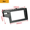 10.1 inch Car Radio Fascia Panel for Honda Jazz 2014-2019 Stereo Frame LHD view 4