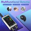 JMDHKK M8000 Hidden Camera Detector, Camera Finder,Bug Detector, Magnetic Tracker Detector, Portable Privacy Protection Device for Travel, Hotels, Vehicles, Offices, and Fitting Rooms (Silver) view 2