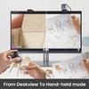 BenQ Camera ideaCam S1 Pro Webcam Document Camera 15x Zoom Built-in Ring Light Handheld 8 Megapixel Live Demonstration Remote Meeting Noise Cancelling Microphone EnSpire Auto Focus Fixed Focus view 3