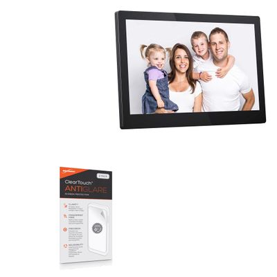 BoxWave Screen Protector Compatible with Dragon Touch Classic Digital Picture Frame TOMPOL-0518-1131-2 (15.6 in) - ClearTouch Anti-Glare (2-Pack), Anti-Fingerprint Matte Film Skin