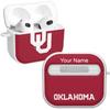 Affinity Bands Oklahoma Sooners HDX Custom Name Case Cover Compatible with Apple AirPods Gen 3 (Classic) view 1