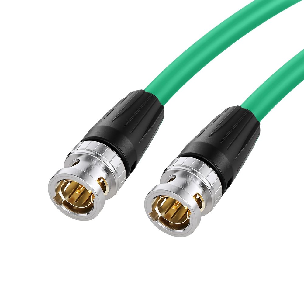 ZBLZGP 12G HD SDI Video Coaxial Cable for 4K Video SmallHD Atomos Monitor Camera BNC to BNC Male Blackmagic 75 ohm Coaxial Shielded