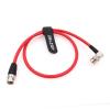 ZBLZGP 12G 75 Ohm HD-SDI Video Coaxial Cable BNC Male to Right Angle BNC Male for 4K SmallHD Atomos Monitor Alexa DSMC2 Video Camera view 4