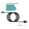 TUSITA Extra Long Power Cable (26ft 8M) - Compatible with Garmin Dash Cam Mini 2, Tandem view 4