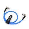 ZBLZGP 12G HD SDI 75 Ohm Video Coaxial Cable Neutrik Right Angle BNC to Right Angle BNC Male for 4K Video Camera view 4