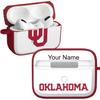 Affinity Bands Oklahoma Sooners HDX Custom Name Case Cover Compatible with Apple AirPods Pro 1 & 2 (Classic Crimson) view 1