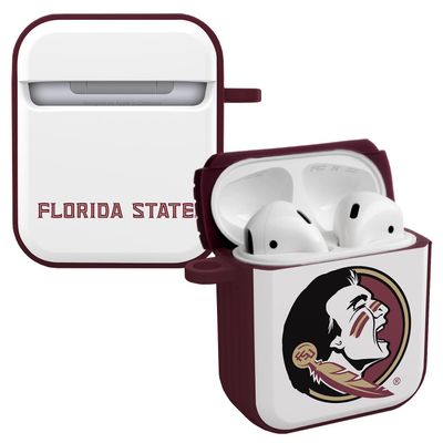 Affinity Bands Florida State Seminoles HDX Case Cover Compatible with Apple AirPods Gen 1 & 2 (Classic White)