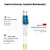 FLYPROFiber- 2M/7ft OS2 LC to LC Fiber Patch Cable, Length Options: 0.2m-300m, 1G/10GB Single Mode Duplex 9/125um SMF Fiber Optic Cable Cord LSZH 2Meter(7ft), 10pack view 2