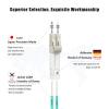 FLYPROFiber- LC to LC OM4 Fiber Patch Cable 3M/10ft, OM4 Duplex 50/125um Multimode Fiber Optic Cables LSZH 40GB/100GB, Length Options: 0.2m-100m, 10pack view 2