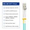 FLYPROFiber- LC to LC OM4 Fiber Patch Cable 3M/10ft, OM4 Duplex 50/125um Multimode Fiber Optic Cables LSZH 40GB/100GB, Length Options: 0.2m-100m, 10pack view 4