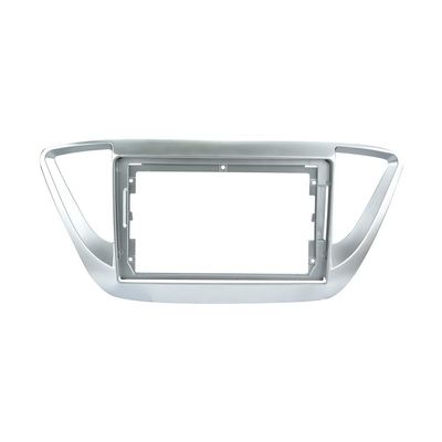 9 inch Car Radio Fascia for Hyundai Solaris Accent Verna 2017-2018 Stereo Dash Frame