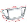 9 inch Car Radio Fascia for Hyundai Solaris Accent Verna 2017-2018 Stereo Dash Frame view 3