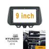 9 inch Car Radio Fascia Panel for Hyundai Tucson 2019 Stereo Dash Frame view 3