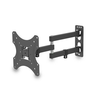 Adjustable Wall Mount Bracket Rotatable TV Stand TMX200 with Spirit Level ,26-55" Stents (Black)