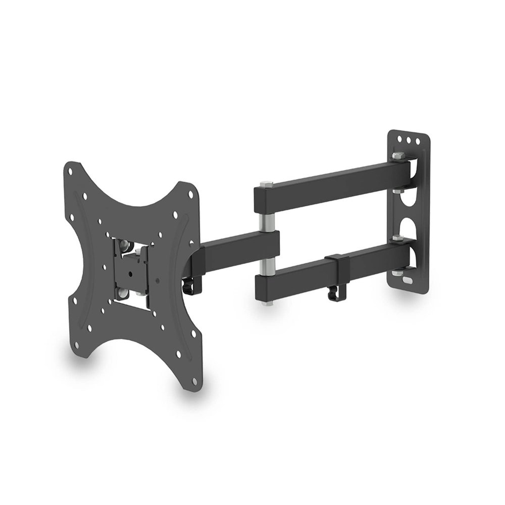 Adjustable Wall Mount Bracket Rotatable TV Stand TMX200 with Spirit Level ,26-55" Stents (Black)