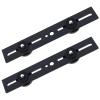 Micro Traders 2Pcs Dual Flash Camera Bracket Replacement 2 Flash Holder Bracket Camera Light Bracket with 1/4 Screw Accessories for DSLR Camera LED Light view 1