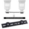Micro Traders 2Pcs Dual Flash Camera Bracket Replacement 2 Flash Holder Bracket Camera Light Bracket with 1/4 Screw Accessories for DSLR Camera LED Light view 2