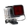 MOOKEENONE 1 * 30-65 feet Underwater Diving Camera Housing Case Red Lens Filter Protective Snap-On Design Cover for GoPro Hero 5 6 view 2