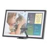 Almoz Show 15 Stand Aluminum, Tilt Stand for Show 15.6" Smart Display and Up to 18" iPad/Tablets, with Storage Tray, Compact Size, Durable and Stable (Black) view 1