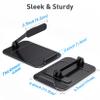 Almoz Show 15 Stand Aluminum, Tilt Stand for Show 15.6" Smart Display and Up to 18" iPad/Tablets, with Storage Tray, Compact Size, Durable and Stable (Black) view 2
