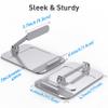 Almoz Echo Show 15 Stand Aluminum, Tilt Stand for Echo Show 15 All Gen and Echo Show 21, with Storage Tray, Compact Size, Durable and Stable (Silver) view 4