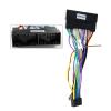 9 inch car Fascia Panel for Hyundai Accent Solaris Verna 10-16 Stereo Frame Cable Black view 4