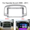 9 inch Car Radio Fascia Panel for Hyundai Accent 2008-2011 Stereo Frame Harness view 2