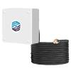 MASWELL GPS Antenna Screw and 3M Adhesive Mount SMA Male GNSS Antenna GPS GLONASS BEIDOU GAILEO L1 Band 1561-1602MHz IP67 Waterproof UV stabilized Nylon overbraids Cable view 1
