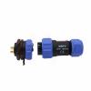 HangTon SP21 3 Pin Aviation Circular Plastic Connector Male Female 30A Dustproof 12AWG Industrial Power Outdoor Application view 3