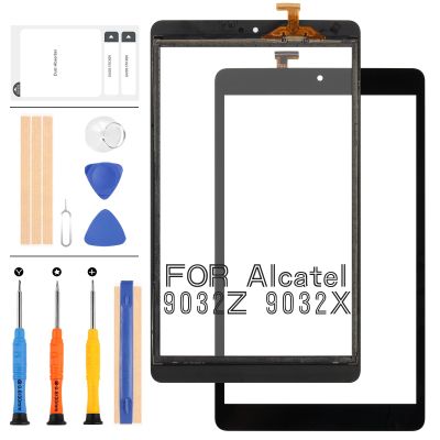 for Alcatel Joy Tab 2 2020 8" 9032X 9032Z Screen Replacement for Alcatel Joy Tab 2 2020 8.0 Touch Screen Digitizer 9032 9032X 9032Z Sensor Glass Panel Repair Parts Kit with Tools (Black)