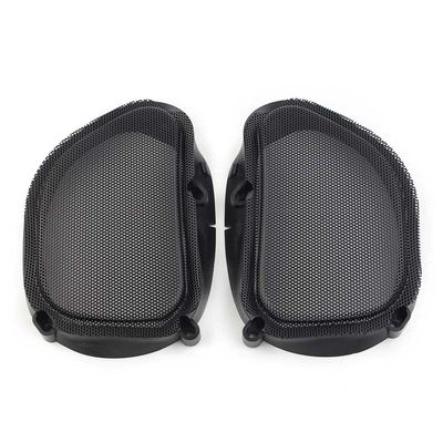 FSFY Motorcycle Mesh Grill Speaker Cover,Speaker Grill Accent Trim Cover for Harley DAVIDSON Road Glide 1998-2010 2011 2012 2013,Black