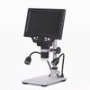 RADHAX Microscope Kit G1200D Digital Microscope 12MP 7 Inch Large Color Screen LCD Display 1-1200X Continuous Microscope Lens Adapters (Color : Built-in Lithium bat) view 1