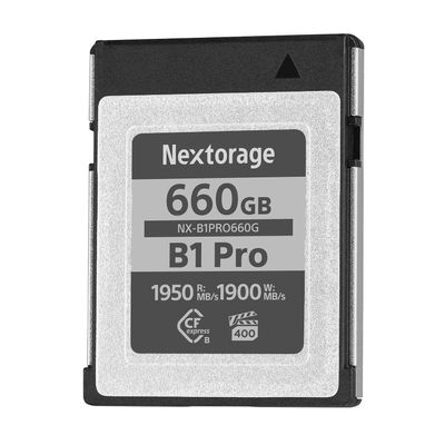 Nextorage 660GB CFexpress Type B Memory Card Super Fast VPG400 max Read 1950MB/s max Write 1900MB/s (B1 Pro Series)