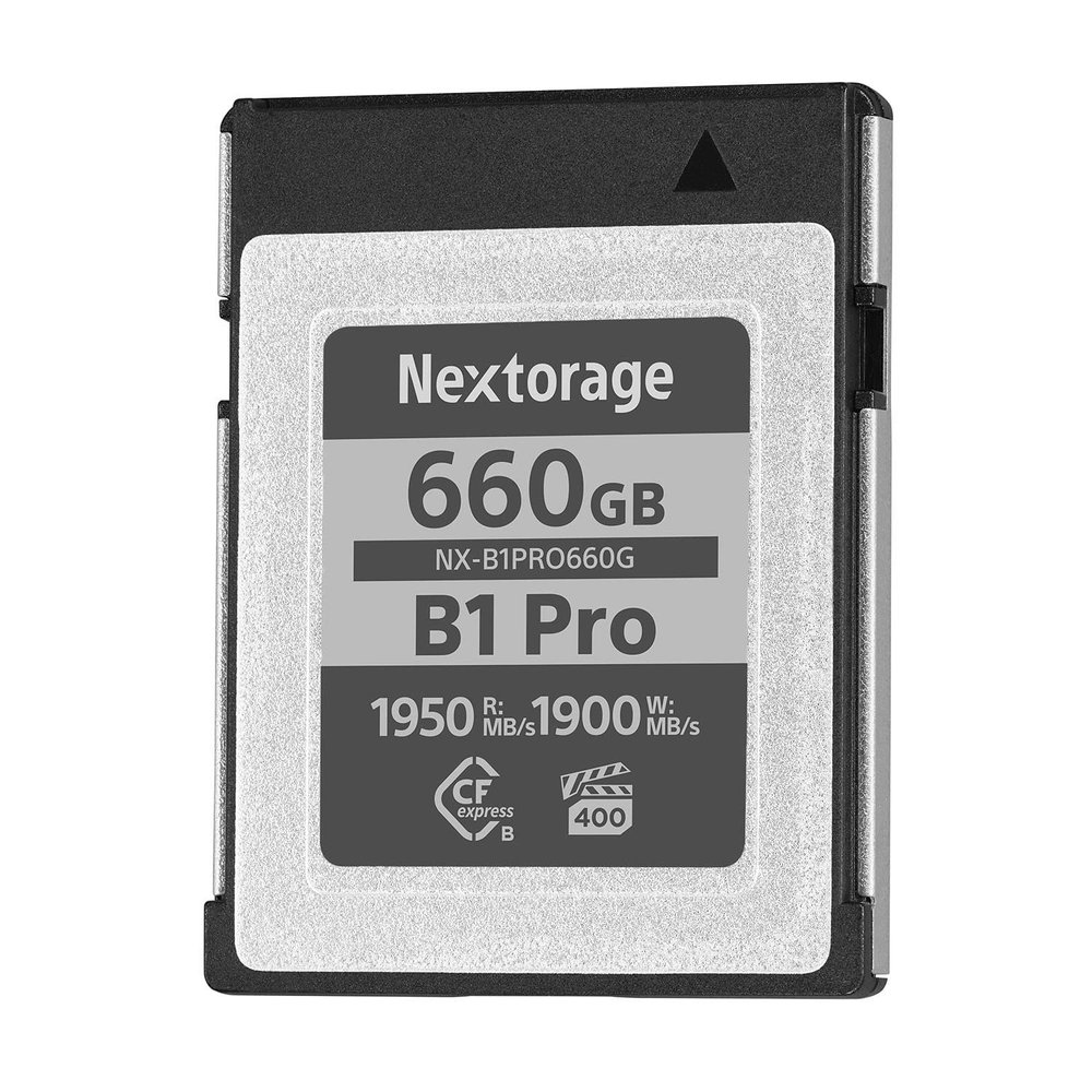 Nextorage 660GB CFexpress Type B Memory Card Super Fast VPG400 max Read 1950MB/s max Write 1900MB/s (B1 Pro Series)