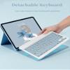 QIYIBOCASE Keyboard Case for iPad Air 13 inch(M3/M2-2025/2024)/Pro 12.9 6th/5th/4th/3rd Gen with Mouse, Slim Lightweight Detachable Magnetic Keyboard with Pencil Holder, (Blue) view 2