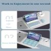QIYIBOCASE Keyboard Case for iPad Air 13 inch(M3/M2-2025/2024)/Pro 12.9 6th/5th/4th/3rd Gen with Mouse, Slim Lightweight Detachable Magnetic Keyboard with Pencil Holder, (Blue) view 3