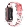 2 PACK Bands Compatible for Fitbit Inspire 3 Replacement Bands with Case Shockproof Rugged Band Strap with Protective Bumper Case Men Women (pink+purple) view 3