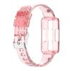 2 PACK Bands Compatible for Fitbit Inspire 3 Replacement Bands with Case Shockproof Rugged Band Strap with Protective Bumper Case Men Women (pink+purple) view 4