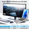 AceProAV 7 Port USB-C 14 Laptop Stand with Dual Display Docking Station, Tablet Holder Hub, Vertical Storage Desk Organizer/HDMI 8K30Hz, USB-A 5Gbps, Ethernet 1Gbps, 100W Power Delivery, Space Gray view 4