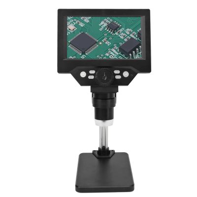 Digital Microscope, 5.5 Inch LCD Color Digital USB Microscope with LED Light, Portable 10MP 1000X 1080P Microscope for, for OS X