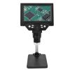 Digital Microscope, 5.5 Inch LCD Color Digital USB Microscope with LED Light, Portable 10MP 1000X 1080P Microscope for, for OS X view 1