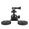 FEICHAO Strong Magnetic Double Suction Cup Bracket Low Angle Mount Compatible with GoPro Action Camera Car Phone Holder (Medium) view 3