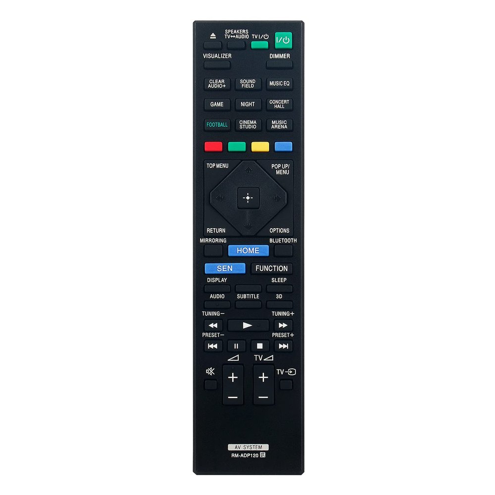 ALLIMITY RM-ADP120 Remote Control Fit for Sony Blu-ray Disc DVD Receiver HBD-N7200WL HBD-N8100W BDV-N7200W BDV-N9900SH HBD-N9150W