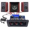 CRAKES 2.1 Channel Digital Amplifier Board+AUX Audio Cable 2x25W+50W BT5.0 Subwoofer D Amplifier Board DC12-20V view 2