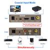 192KHz Multi Function Audio Converter,for ARC Toslink Optical SPDIF Coaxial to 3.5 mm AUX Coaxial Audio Adapter view 3