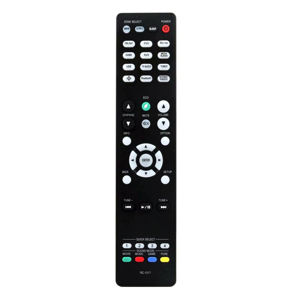 Beyution RC-1217 Replace Remote Control Fit for Denon Network AV Receiver AVR-S730H AVR-X1400H AVRS730H AVRX1400H AVR-S740H AVRS740H AVR-S750H AVRS750H AVR-X1500H AVRX1500H AVR-X1600H AVRX1600H
